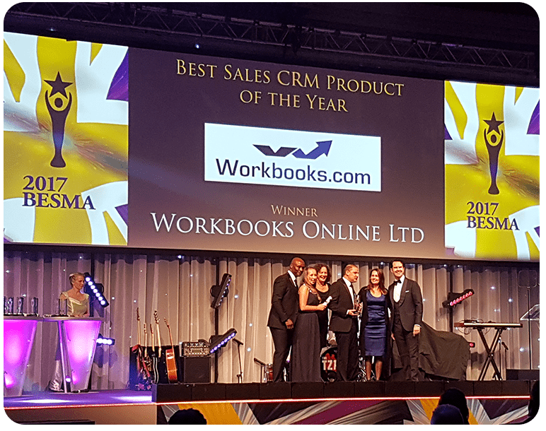 Workbooks wins Best Sales CRM Product at 2017 BESMA thumbnail
