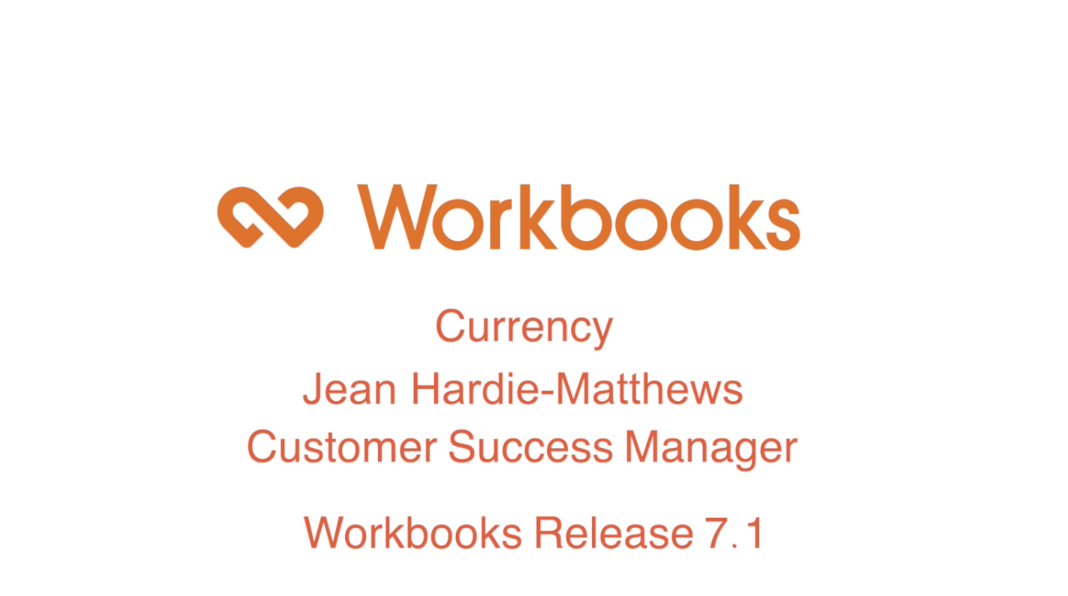 Workbooks Release 7.1 – Currency featured image