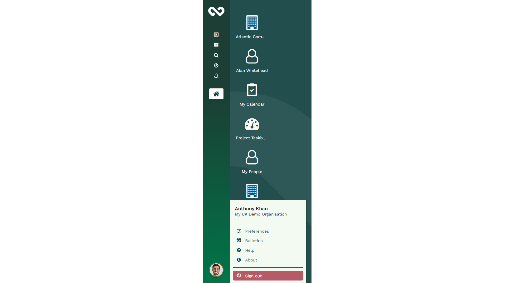 preferences have moved to a menu accessible from the user icon in the taskbar